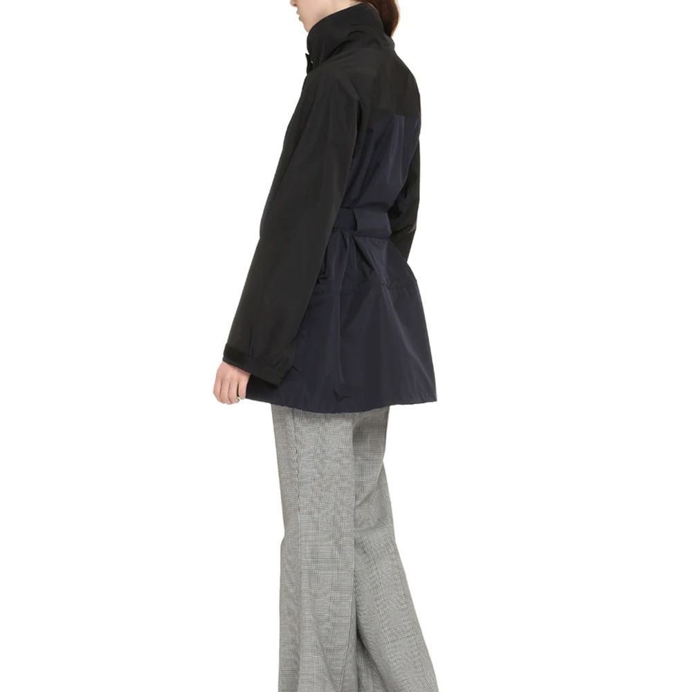 Prada Blaue Shell-Jacke aus Polyamid-3