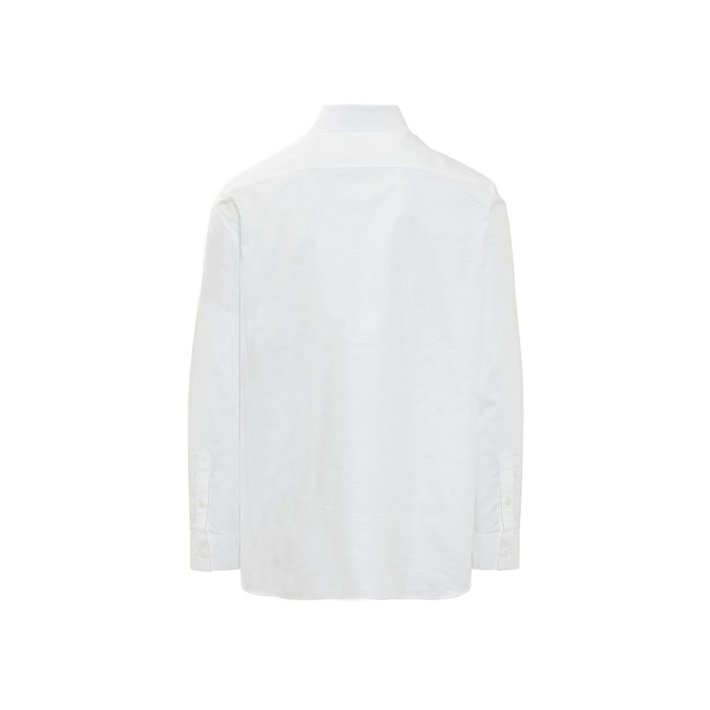 Burberry Weißes Baumwollkleidhemd-3