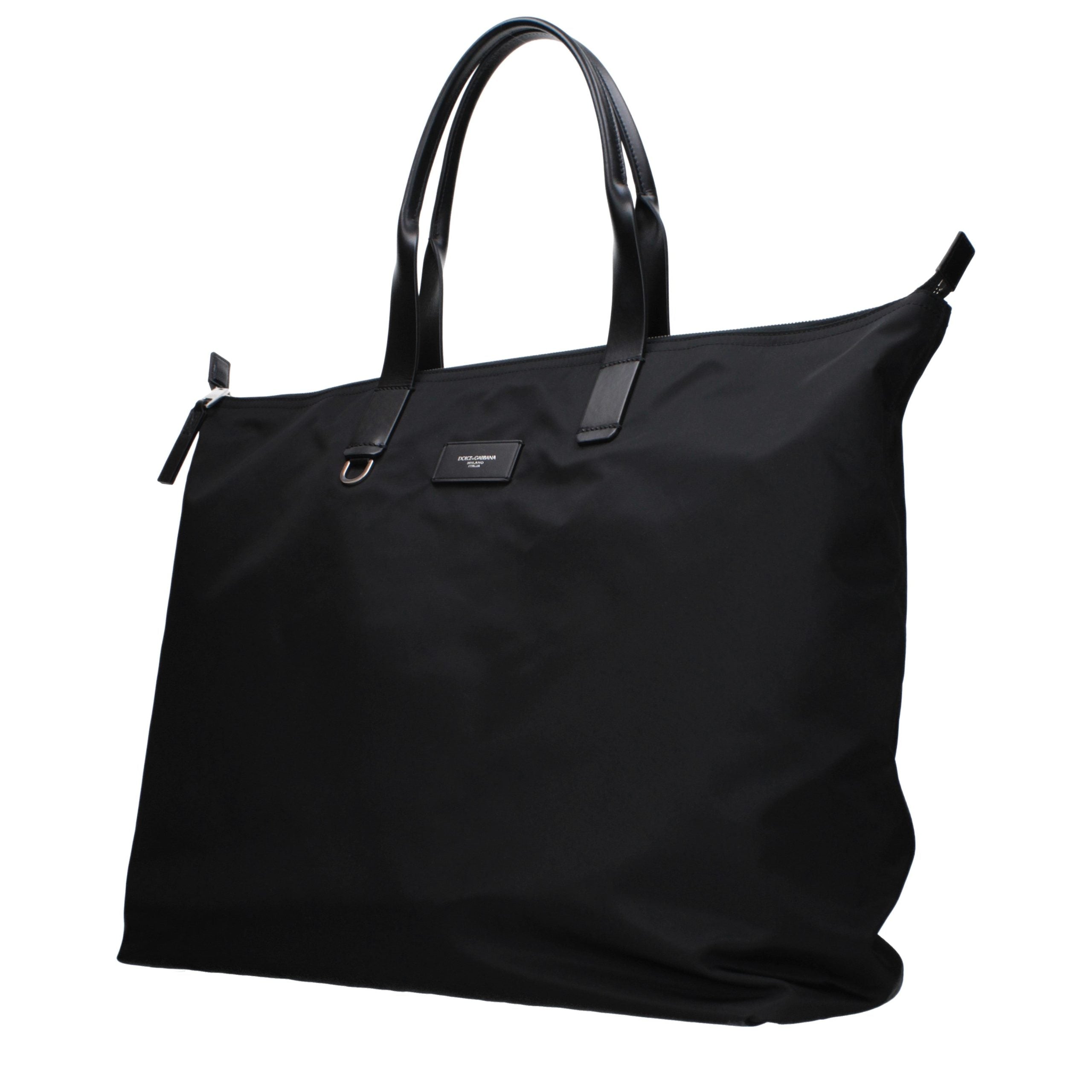 Dolce & Gabbana Schwarze Bos Taurus Kalbsleder Schultertasche-2