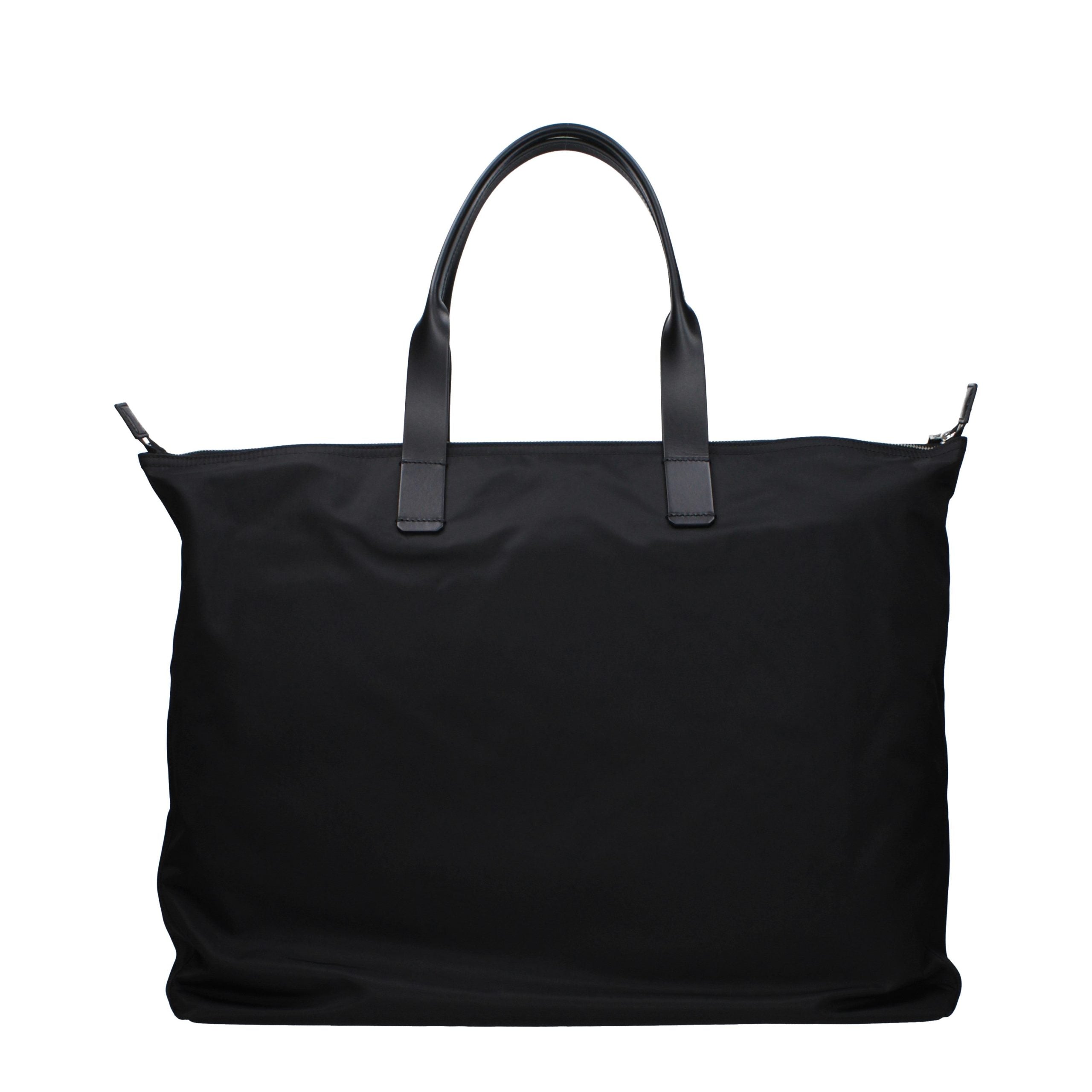 Dolce & Gabbana Schwarze Bos Taurus Kalbsleder Schultertasche-3