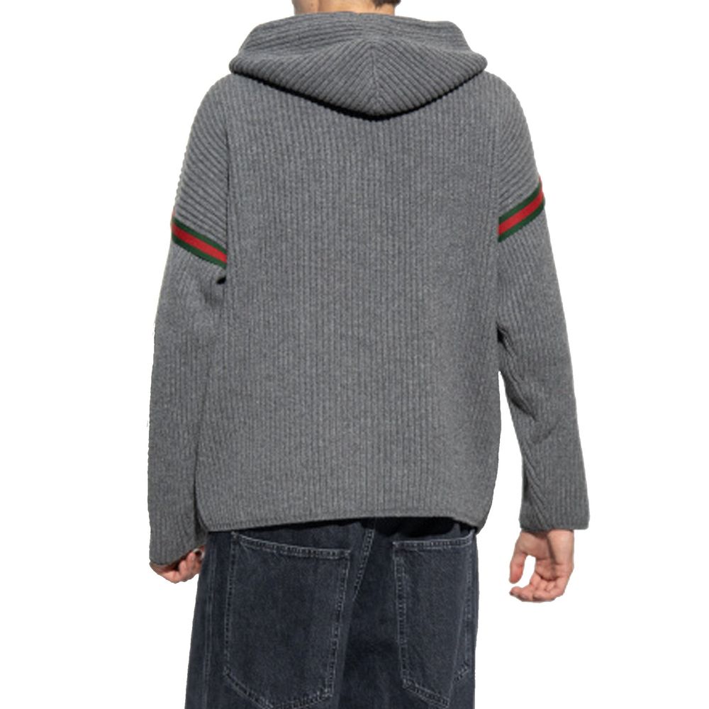 Gucci Grauer Kaschmir-Pullover-3