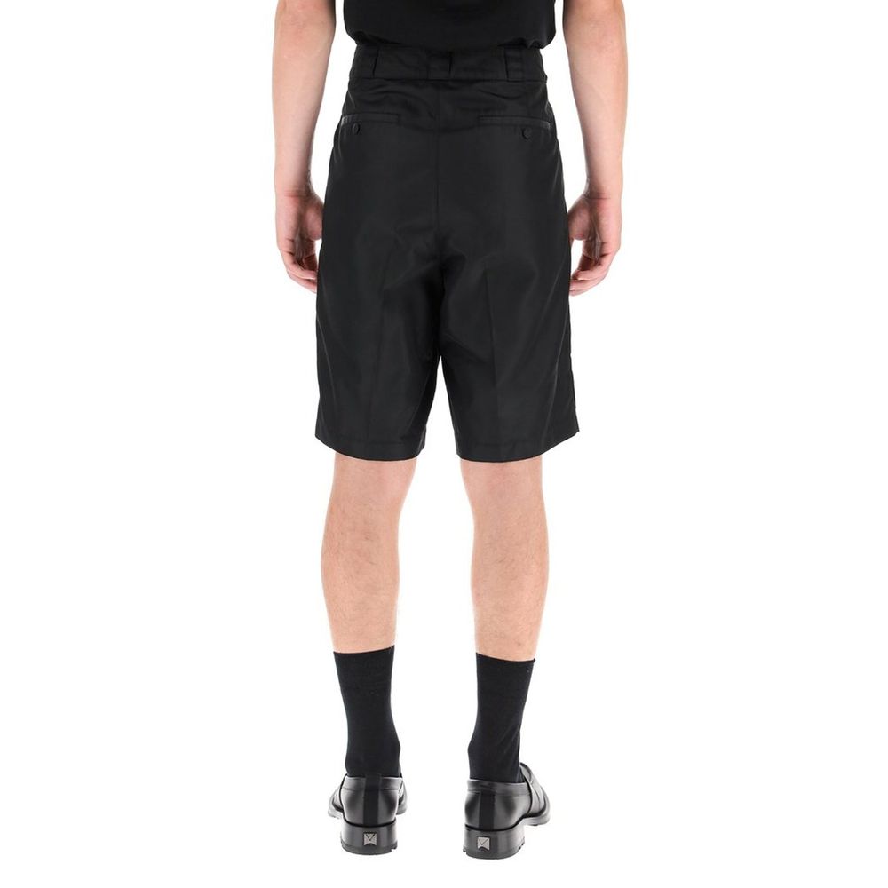Valentino Schwarze Bermuda-Shorts aus Nylon-3