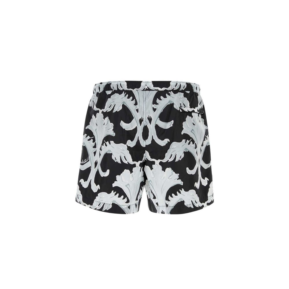 Valentino Garavani Schwarze Polyamid-Shorts-1