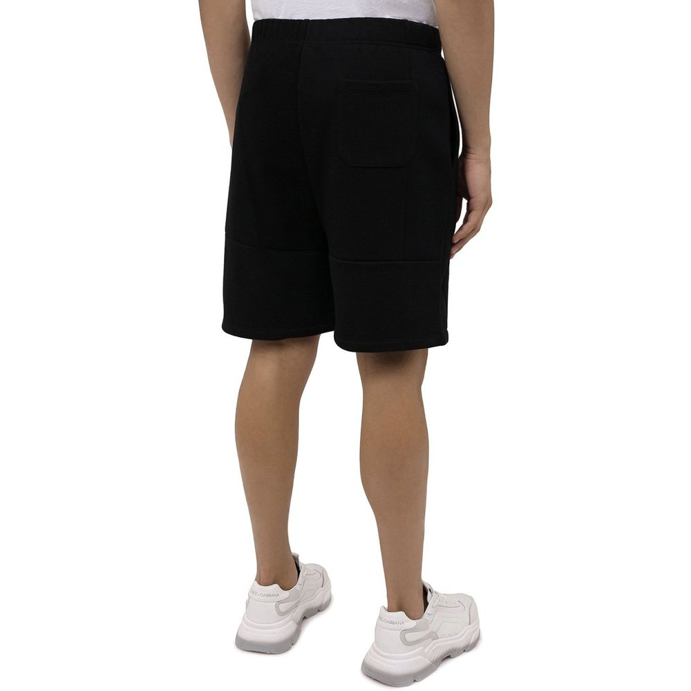 Valentino Schwarze Modal-Shorts-3