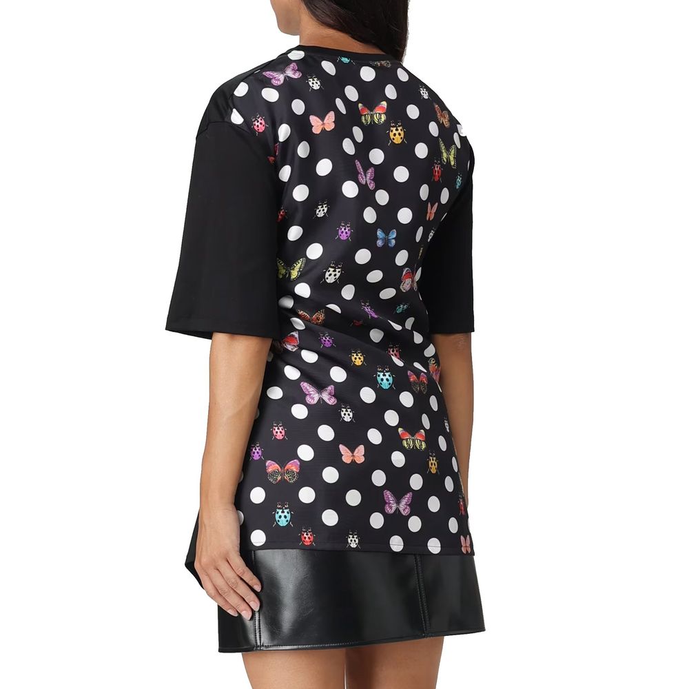 Versace Schwarzes Baumwoll-T-Shirt-3