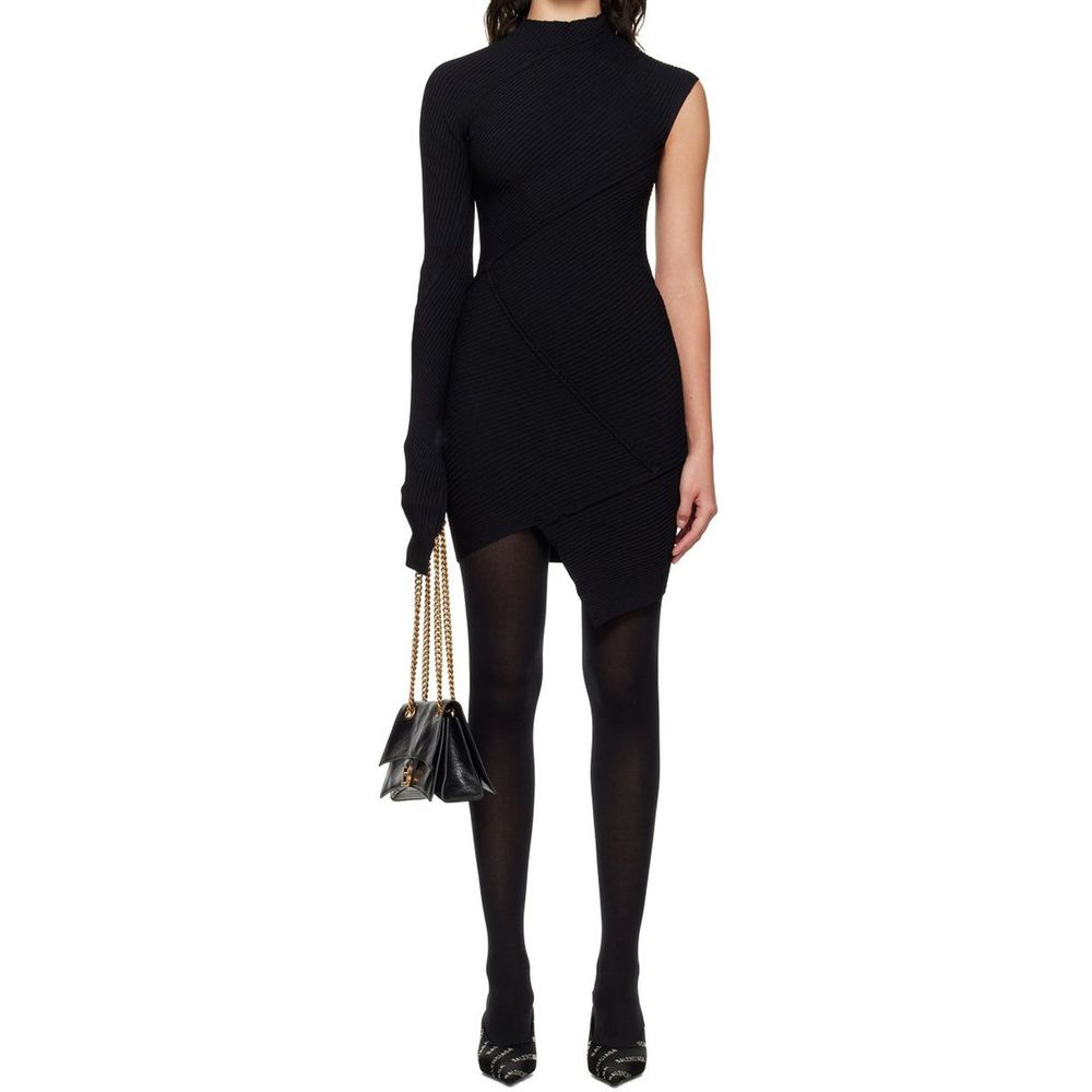 Balenciaga Schwarzes Freizeitkleid aus Polyester-2