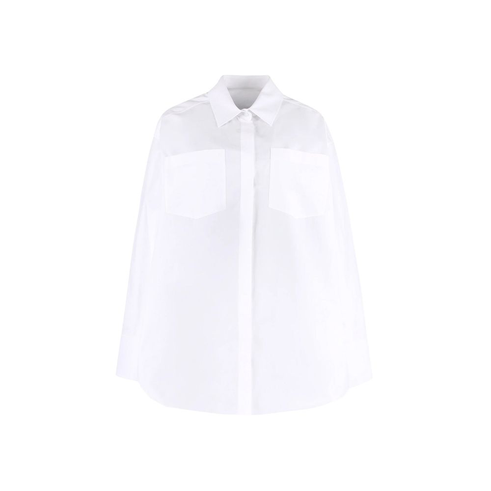 Valentino Garavani Weißes Baumwoll-Freizeitkleid-1