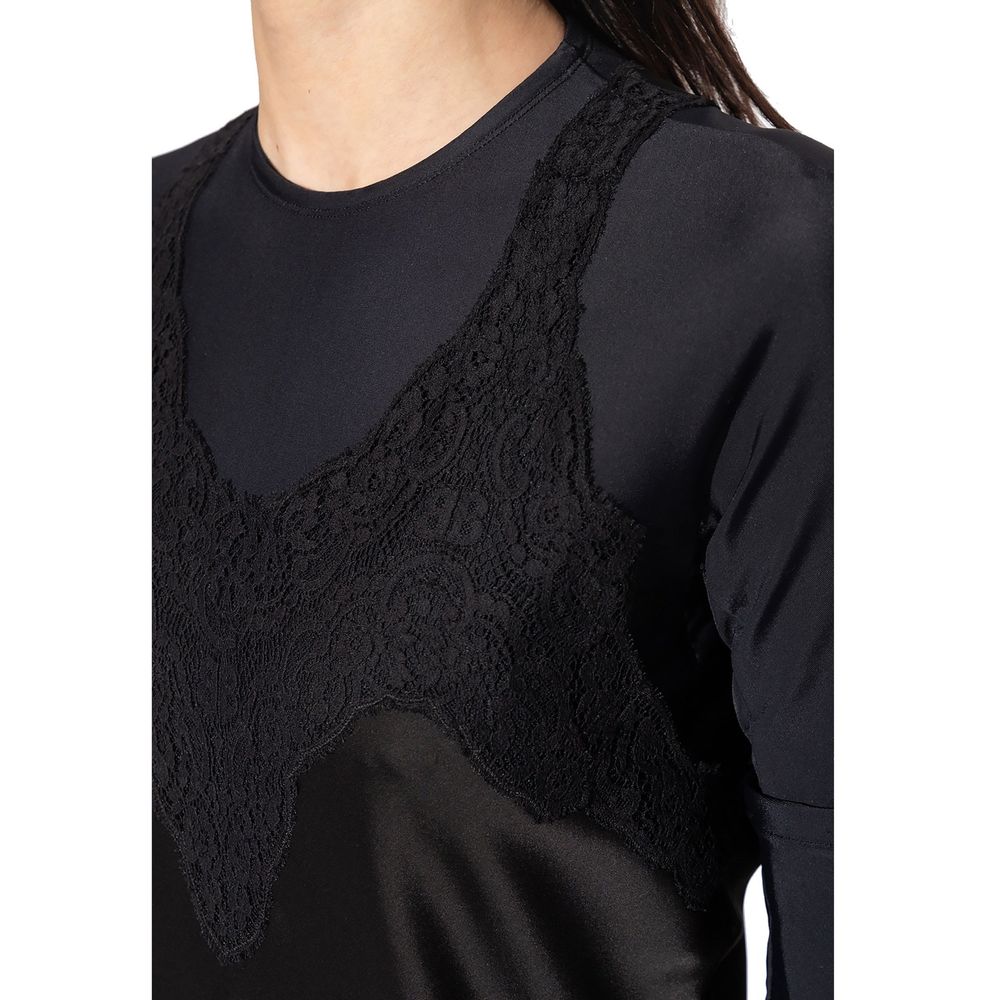 Balenciaga Schwarzes Freizeitkleid aus Acetat-4
