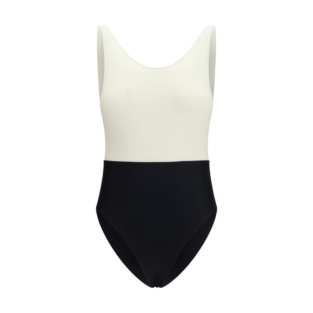 Ami Paris Multicolor Polyamide One-Piece Swimsuit-1