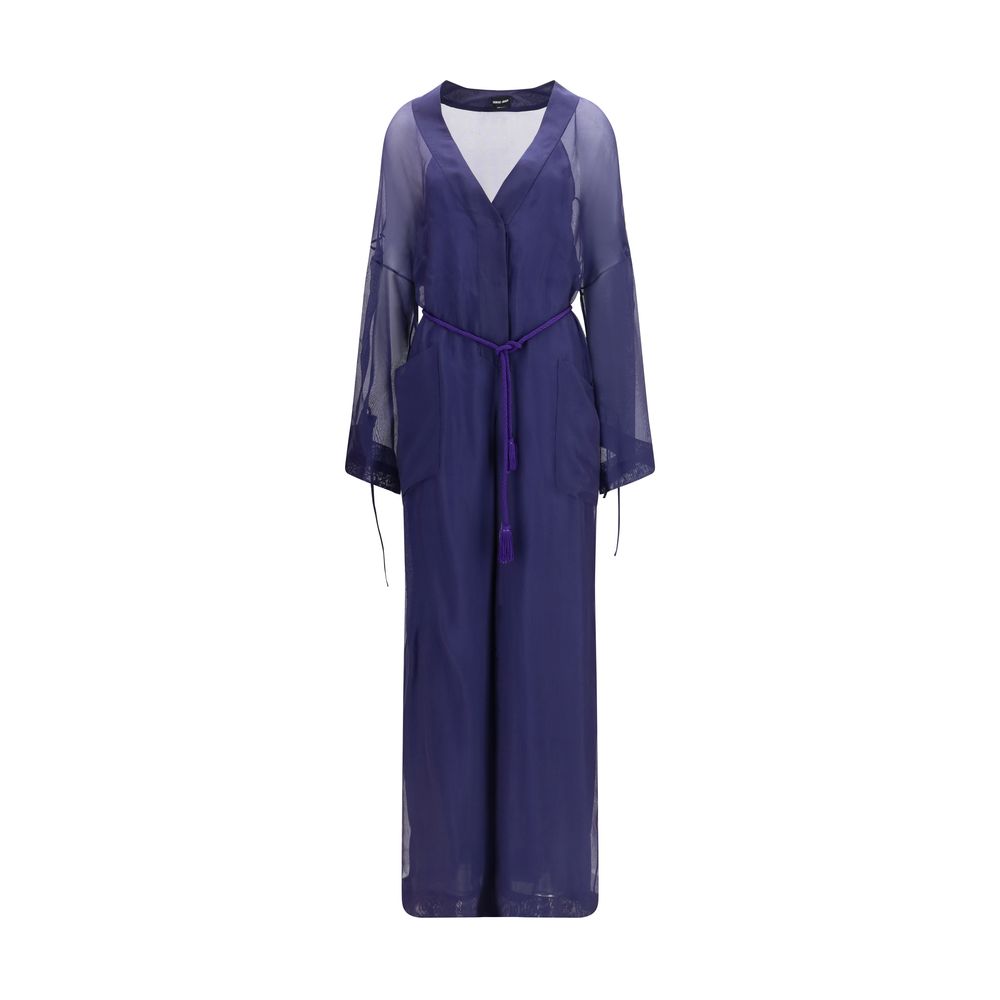 Giorgio Armani Blauer Viskose-Overall-1