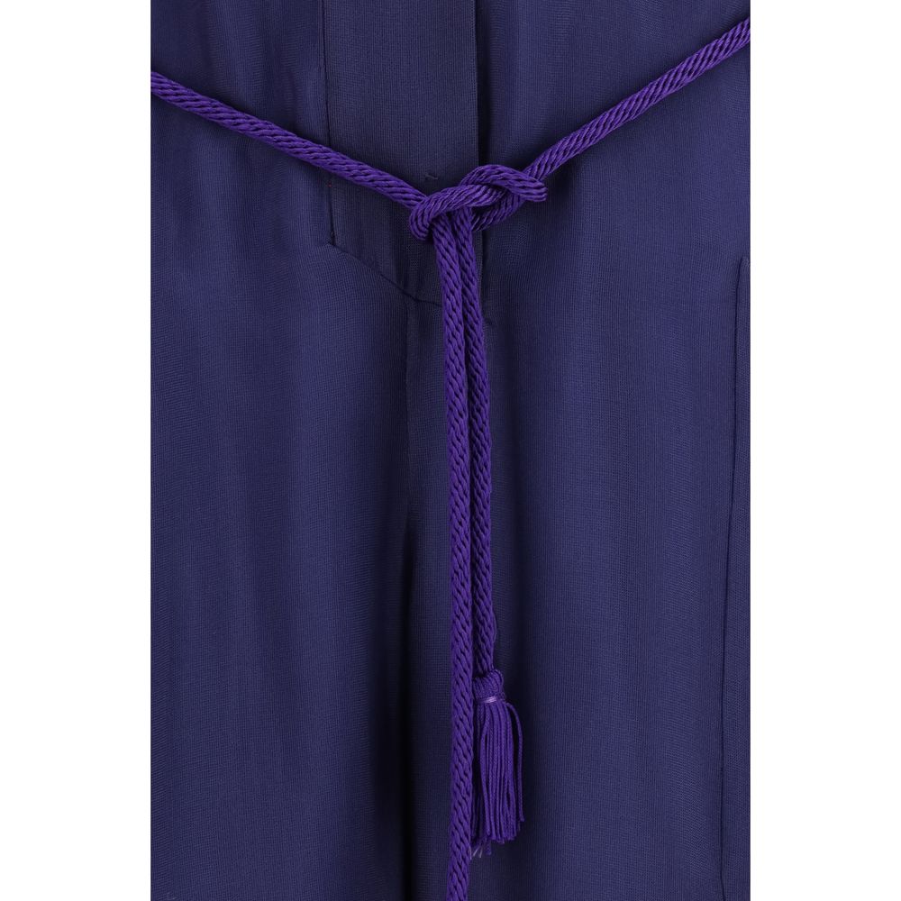 Giorgio Armani Blauer Viskose-Overall-3