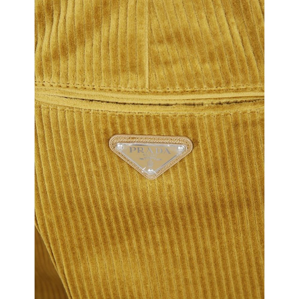 Prada Zweifarbige Baumwoll-Freizeithose-4