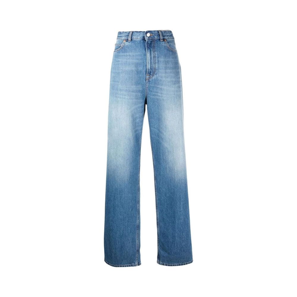 Valentino Blaue Baumwolljeans im Relaxed Fit-1