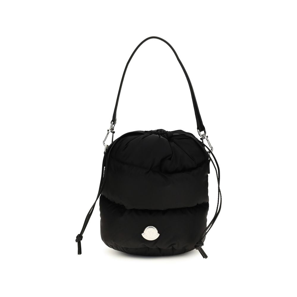 Moncler Schwarze Beuteltasche aus Polyamid