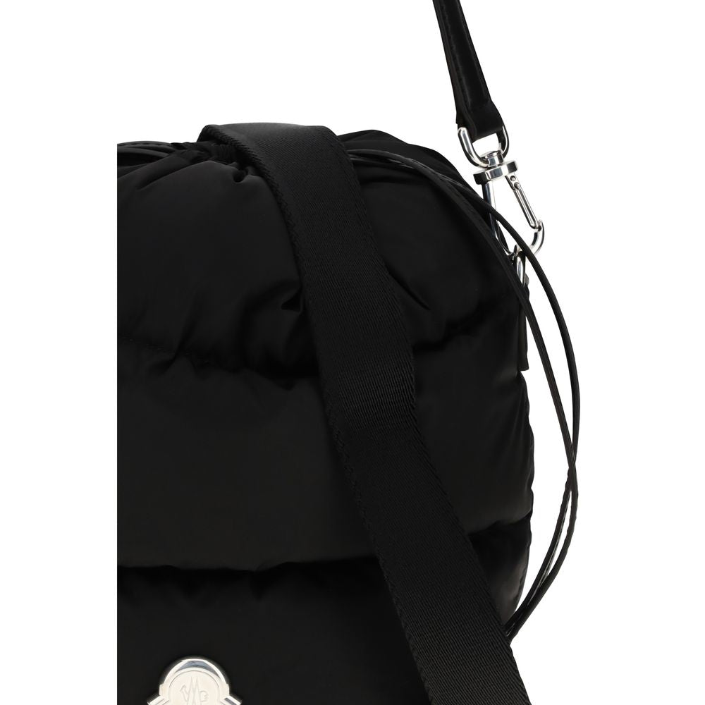 Moncler Schwarze Beuteltasche aus Polyamid-4