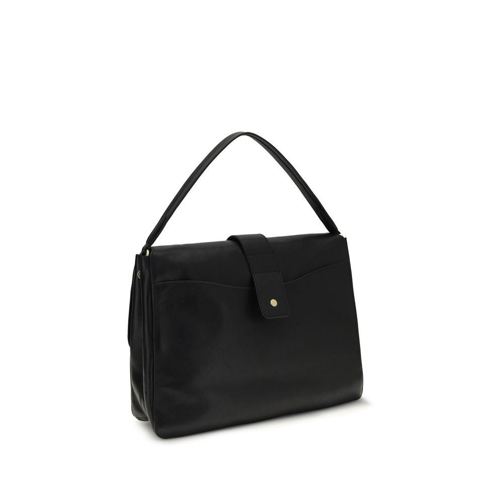 Burberry Black Lambskin Handbag Ovis Aries Aries-3