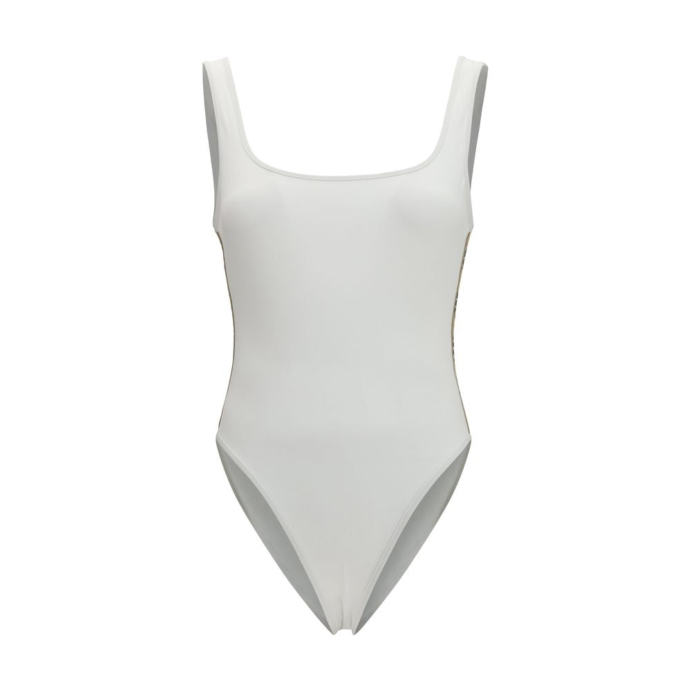 Burberry White Polyamide Swimsuit-1