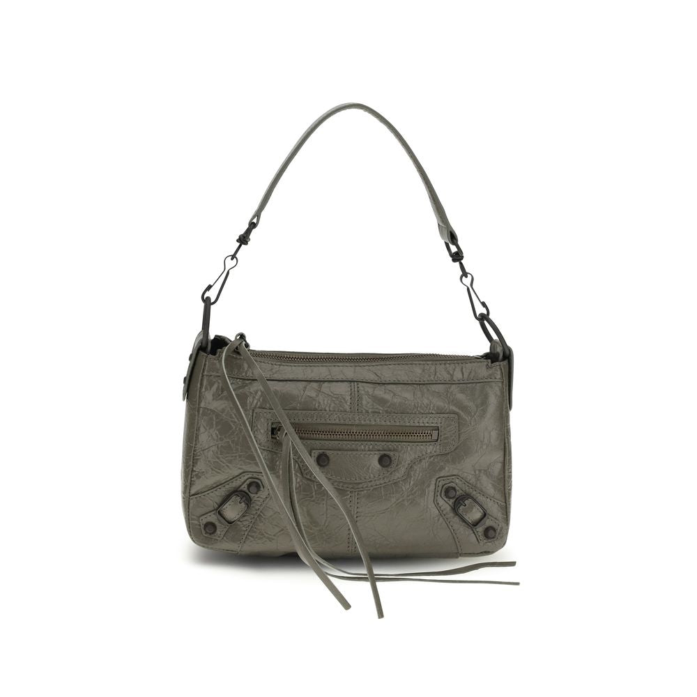Balenciaga Schultertasche aus zweifarbigem Kalbsleder Bos Taurus-1