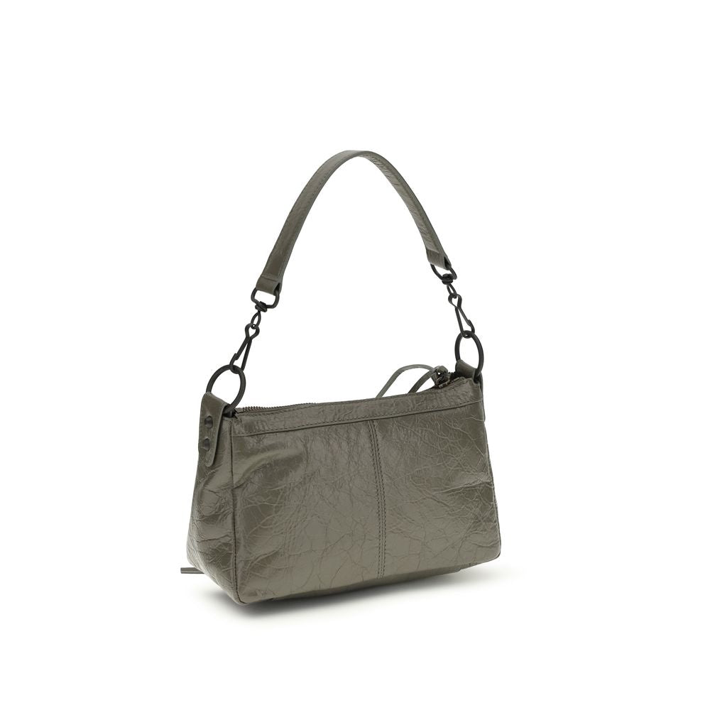 Balenciaga Schultertasche aus zweifarbigem Kalbsleder Bos Taurus-3