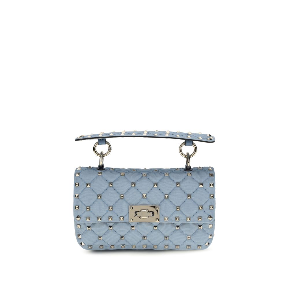 Valentino Garavani Blaue Schultertasche aus Viskose-1