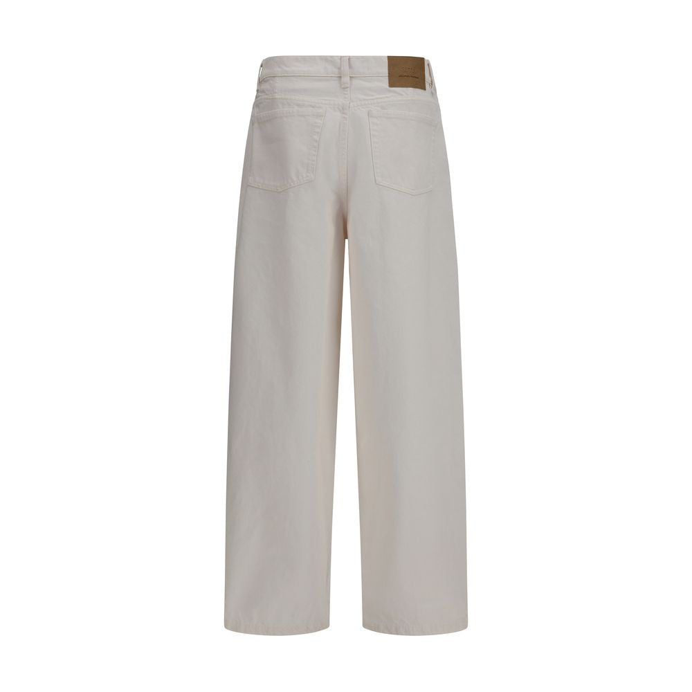 Ami Paris Weiße Baumwoll-Jeans Denim-2