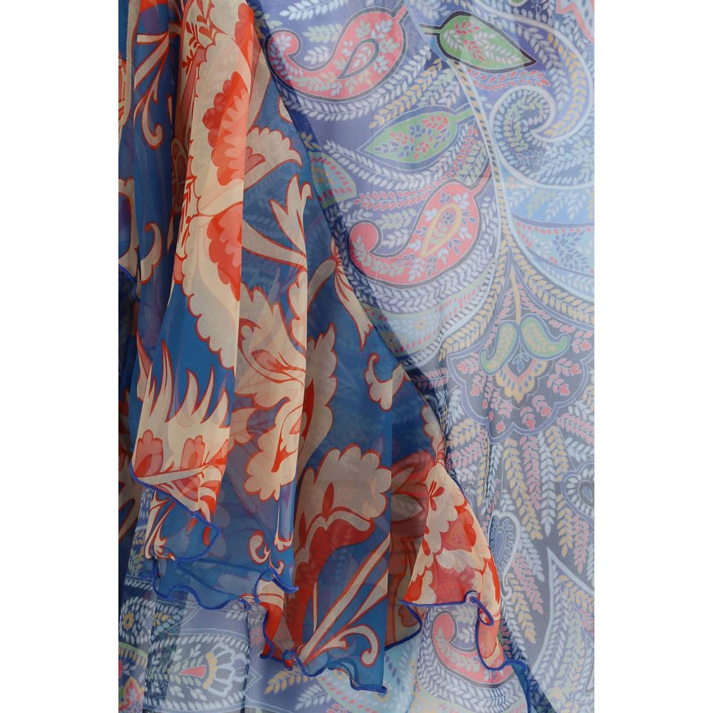 Etro Mehrfarbiges Seidenhemd mit Muster-3