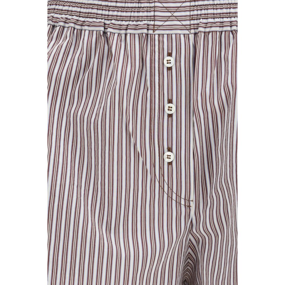 Brunello Cucinelli Mehrfarbige Baumwoll-Bermudashorts-3