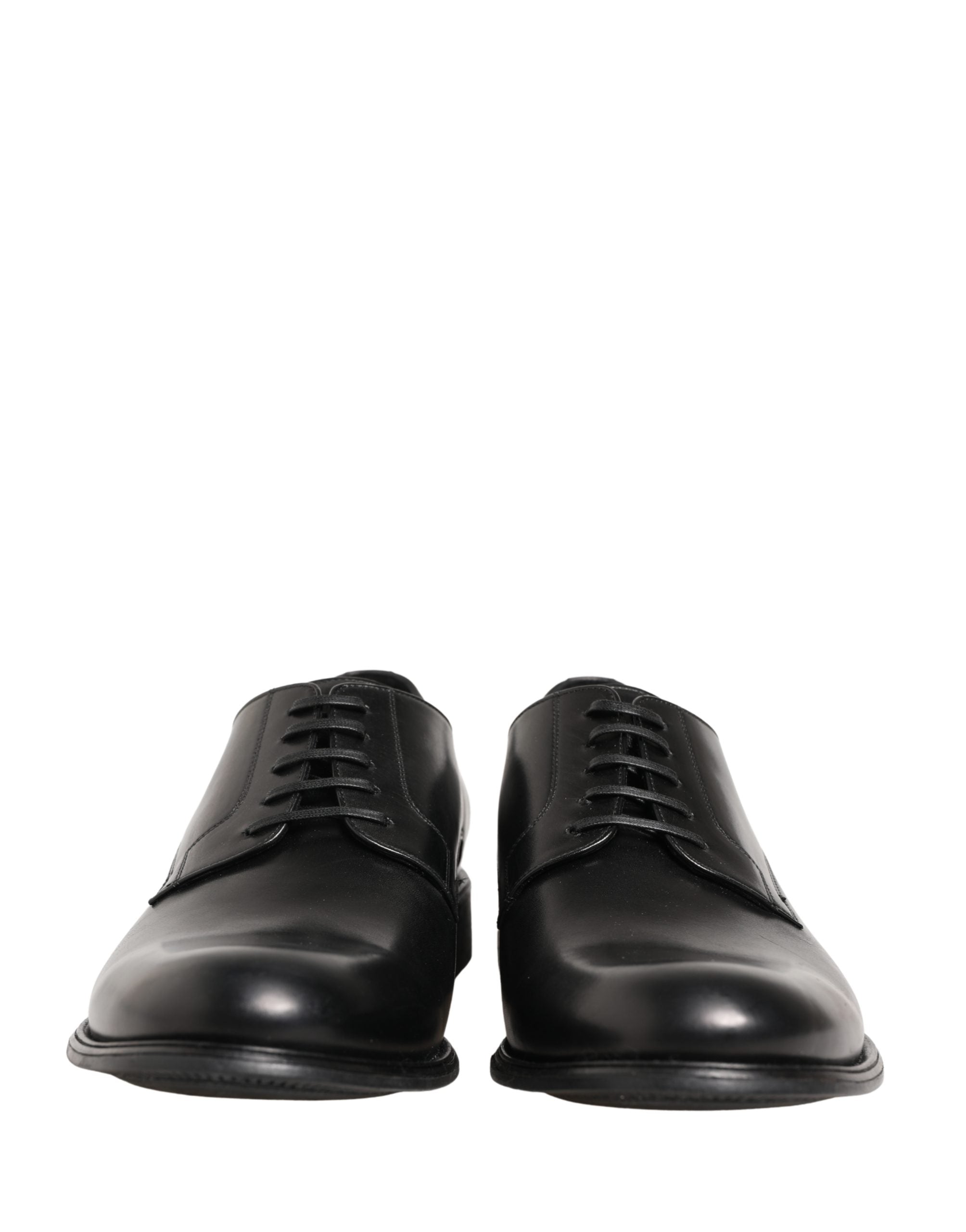 Dolce & Gabbana Men's Black Calfskin Derby Shoes-2