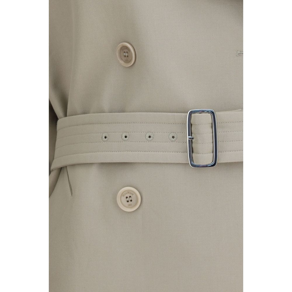 Max Mara Beige Cotton Trench Coat-3