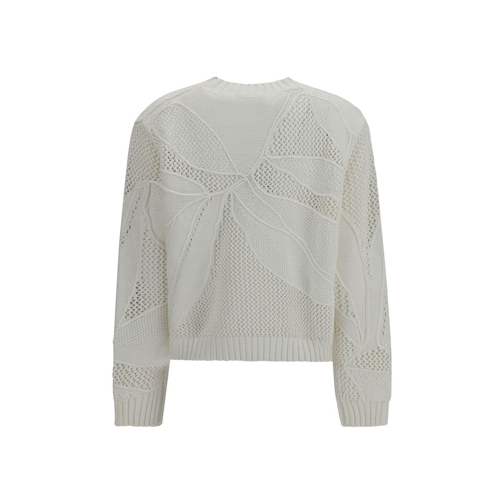 Max Mara Weißes Baumwoll-Sweatshirt-2