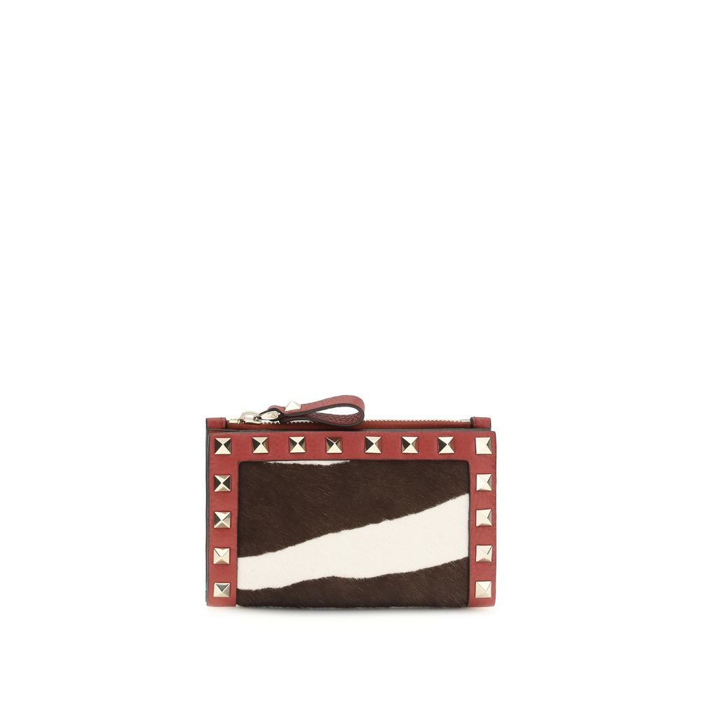 Valentino Garavani Multicolor Calf Leather Bos Taurus Geldbörse