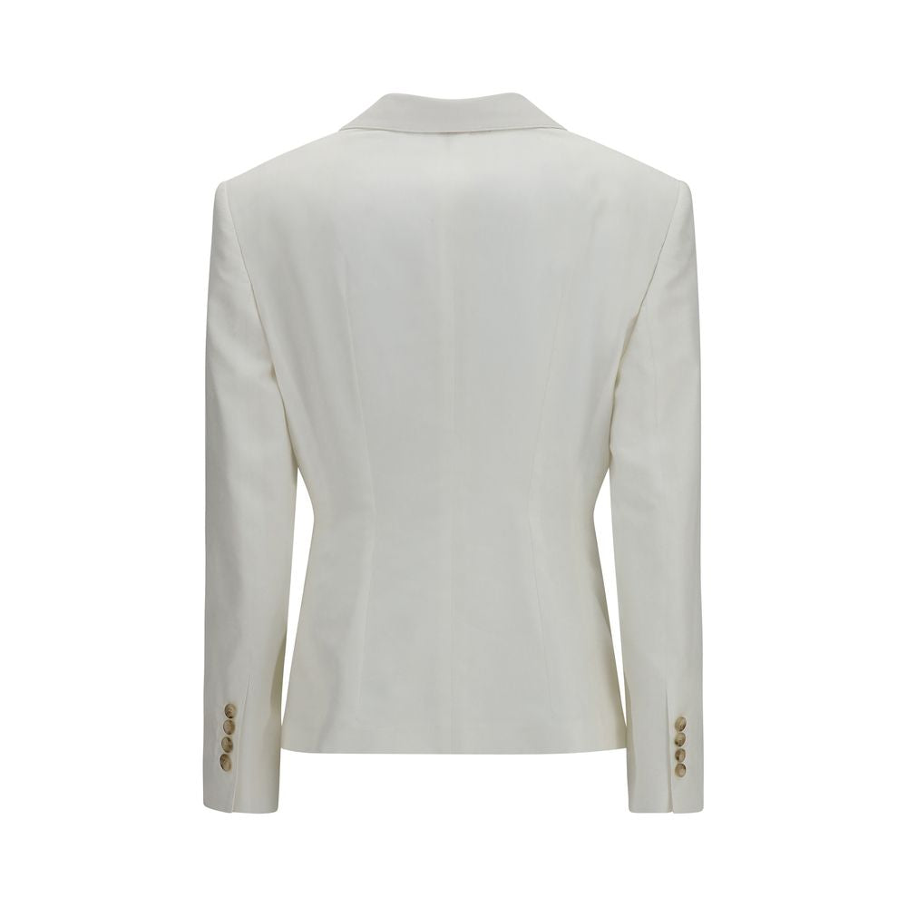 Dolce & Gabbana Weißer Baumwollblazer-2