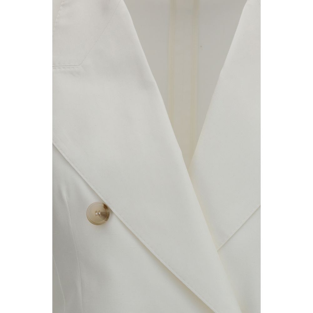Dolce & Gabbana Weißer Baumwollblazer-3
