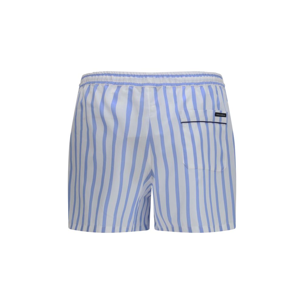 Dolce & Gabbana Blaue Baumwoll-Bermudashorts-2