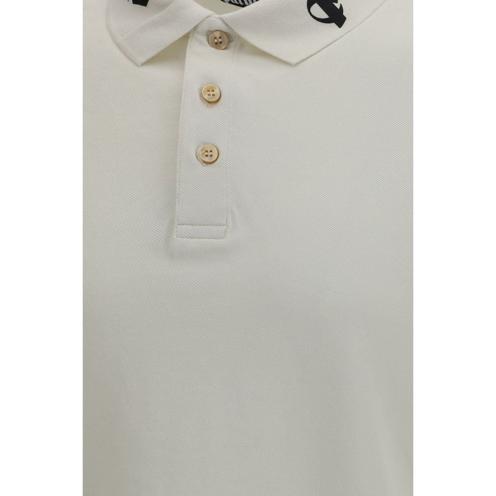 Palm Angels Weißes Poloshirt aus Baumwolle-3