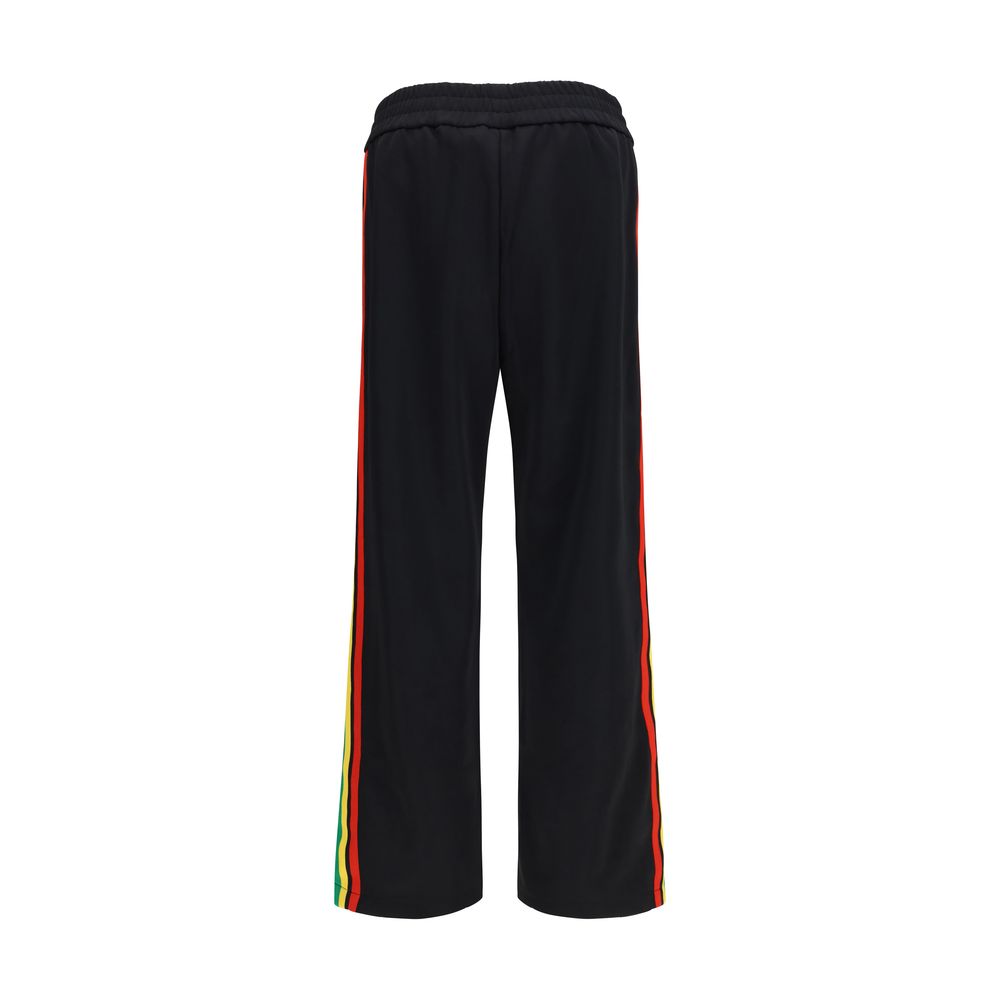 Palm Angels Schwarze Polyester-Sporthose-2