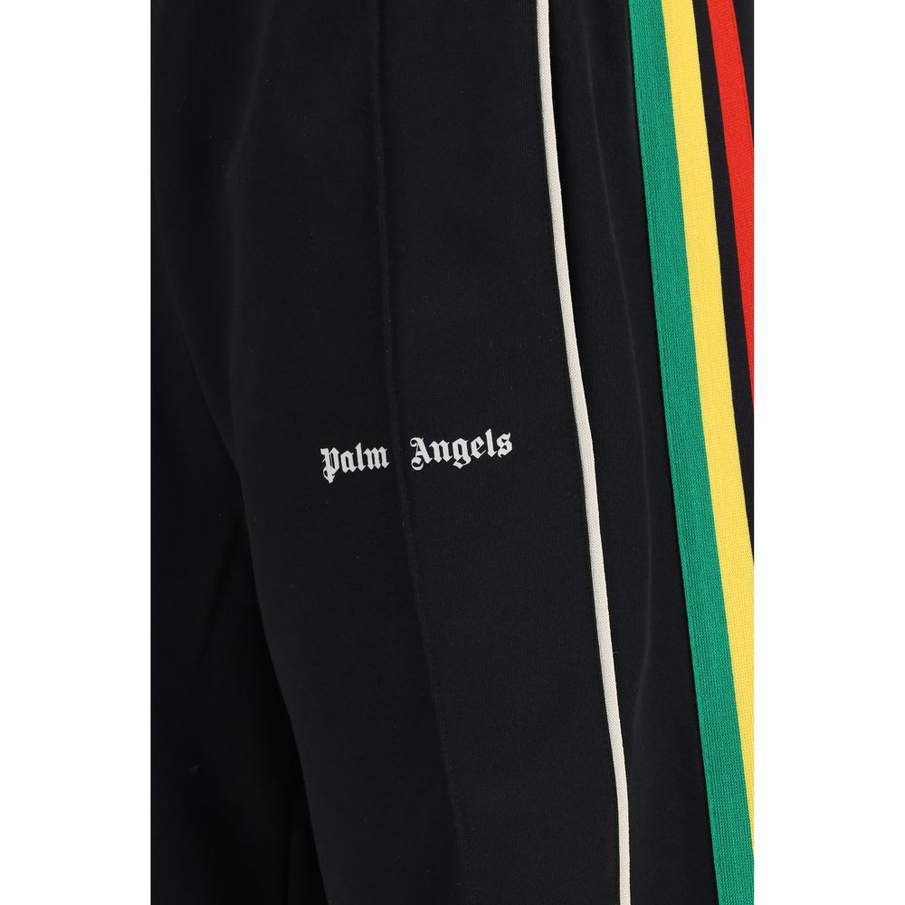 Palm Angels Schwarze Polyester-Sporthose-3