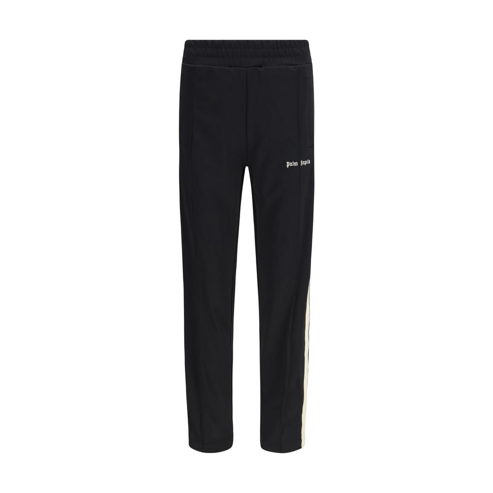 Palm Angels Black Polyester Track Pants-1