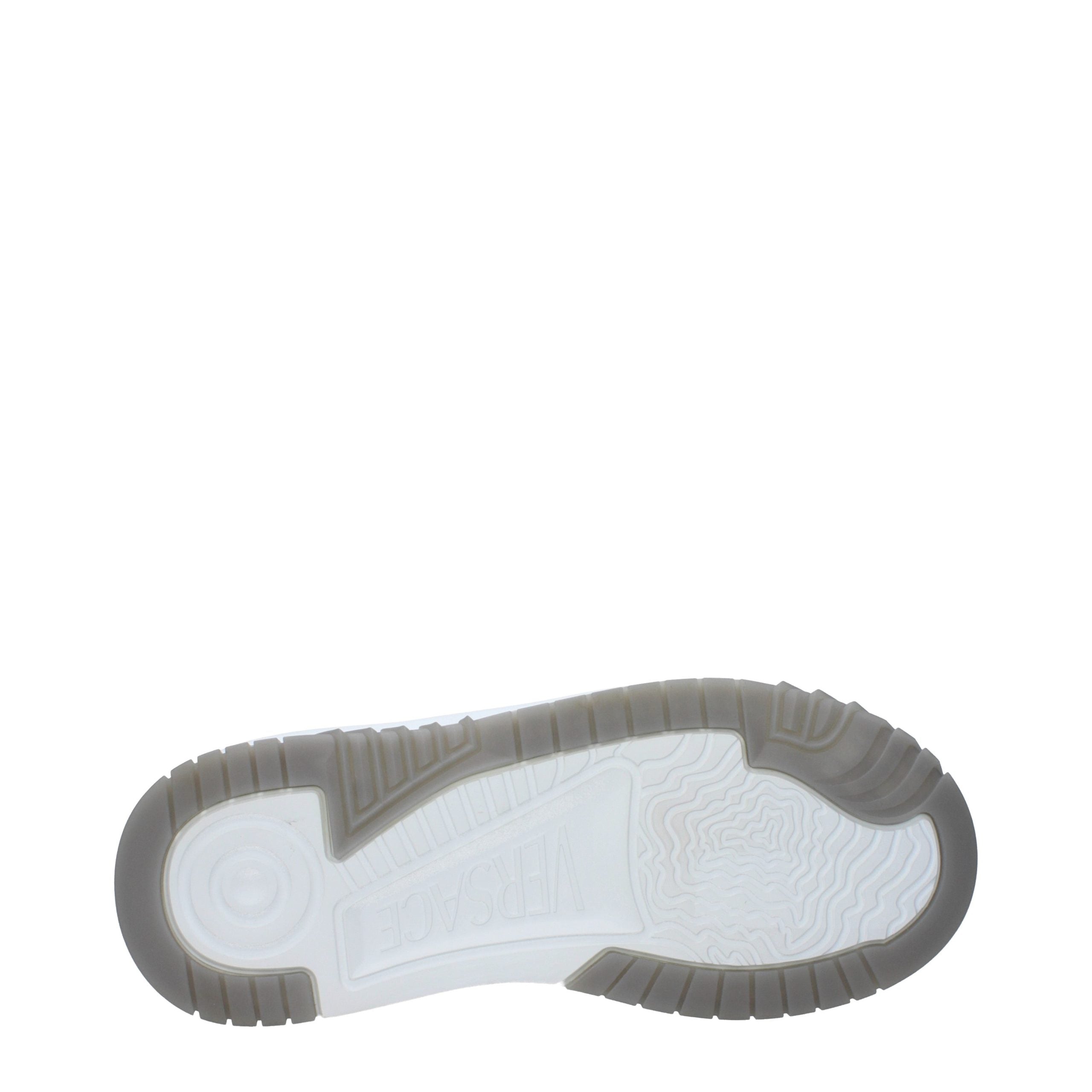 Versace Graue Leder Low-Top-Sneaker-5