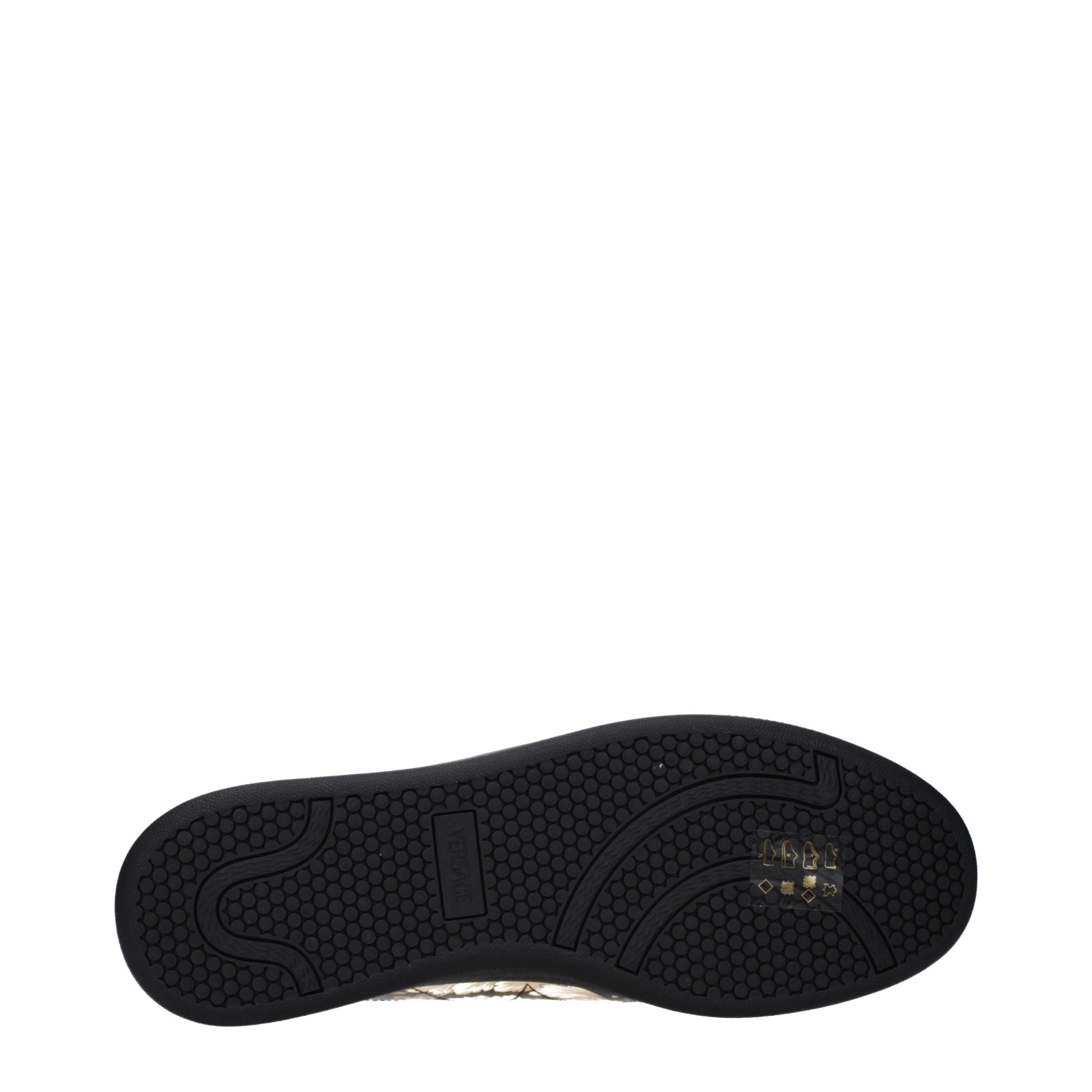 Versace Schwarze Leder Chunky Sneaker-5
