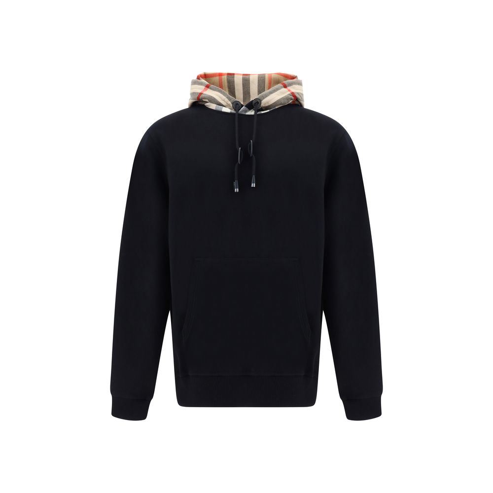 Burberry Schwarzer Baumwoll-Sweatshirt-1