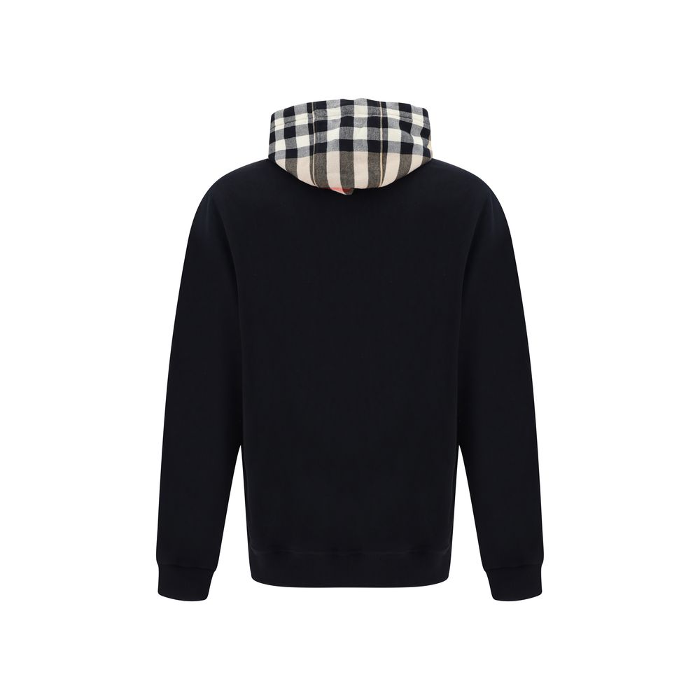 Burberry Schwarzer Baumwoll-Sweatshirt-2