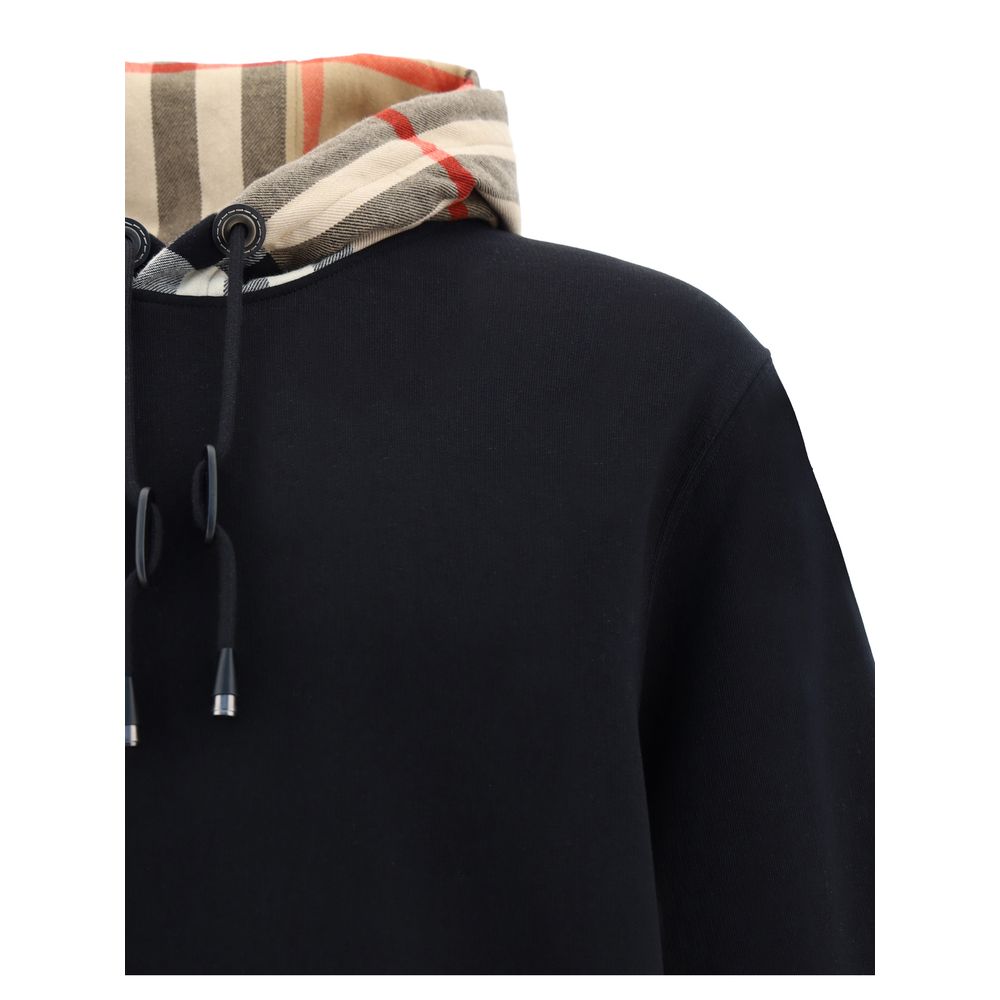 Burberry Schwarzer Baumwoll-Sweatshirt-3