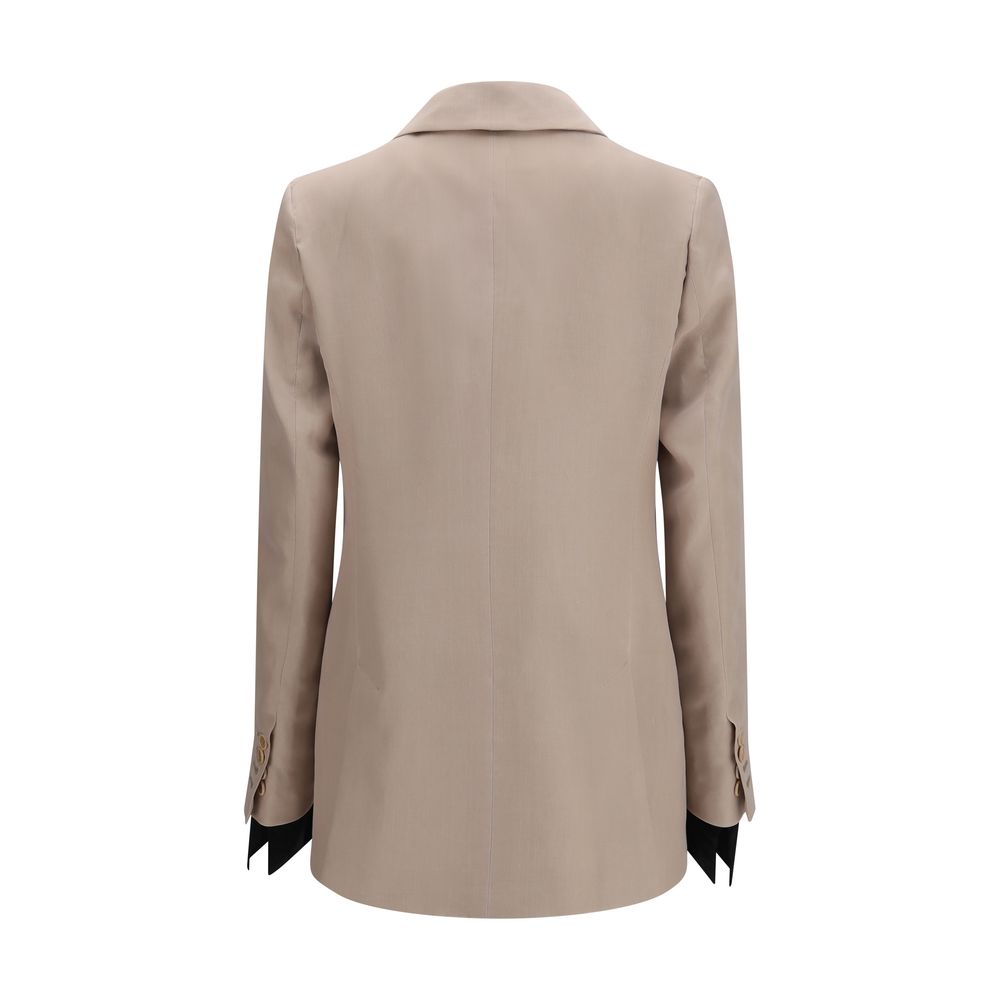 Max Mara Beige Seidenkleidung-2
