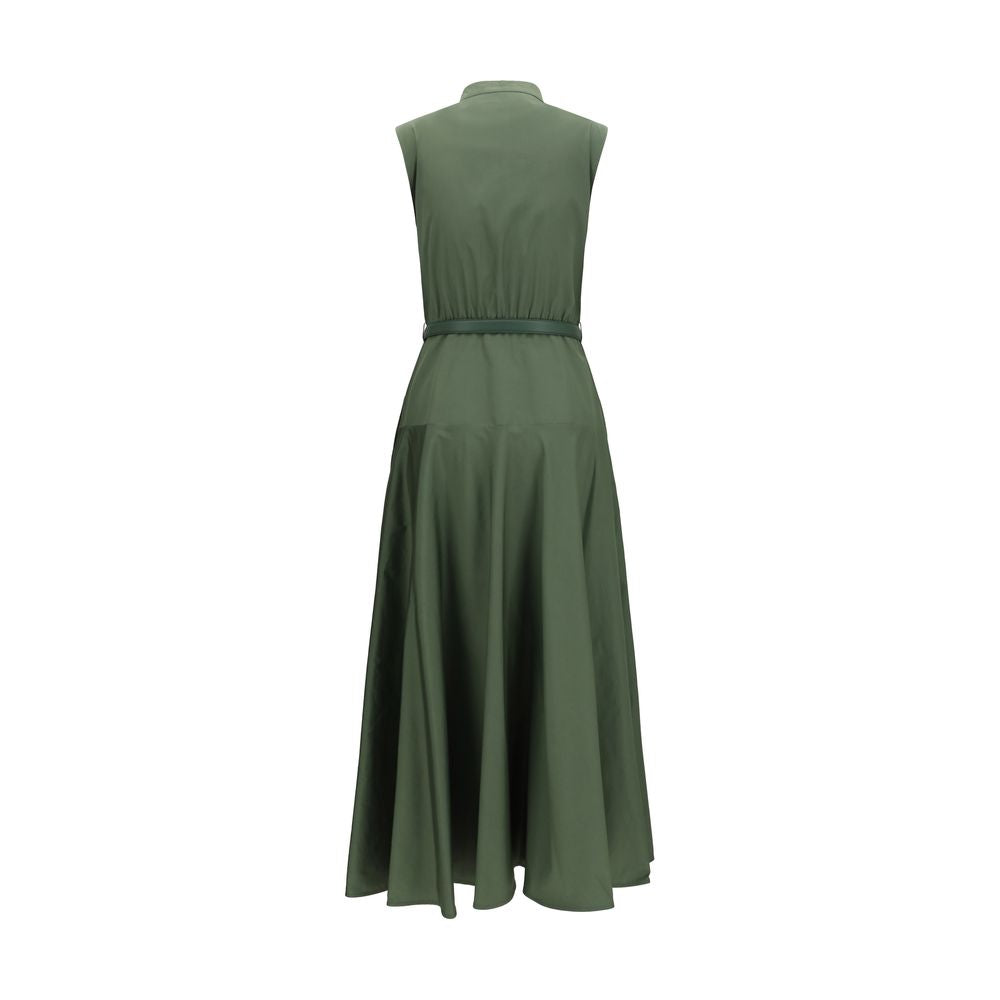 Max Mara Two-Tone Cotton Casual Dress-2