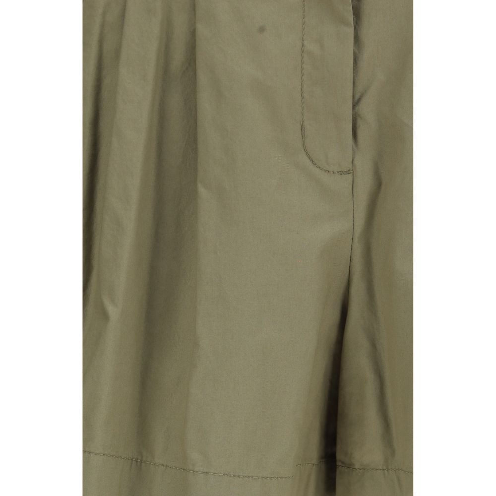 Max Mara Zweifarbige Baumwoll-Bermudashorts-3