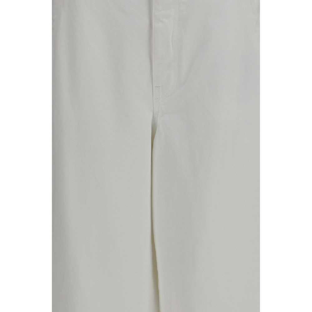 Brunello Cucinelli Weiße Baumwollhose im Casual-Look-3