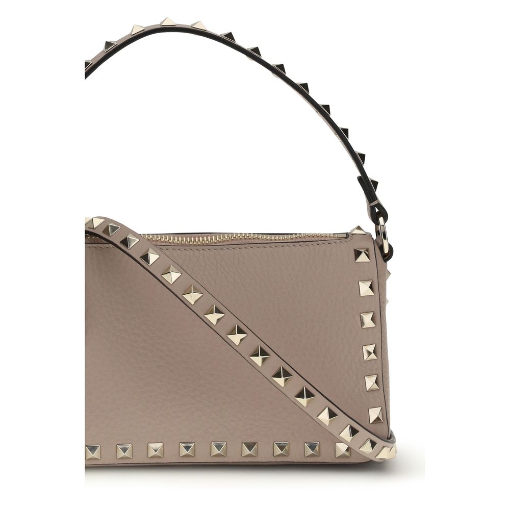 Valentino Garavani Multicolor Calf Leather Bos Taurus Schultertasche-4