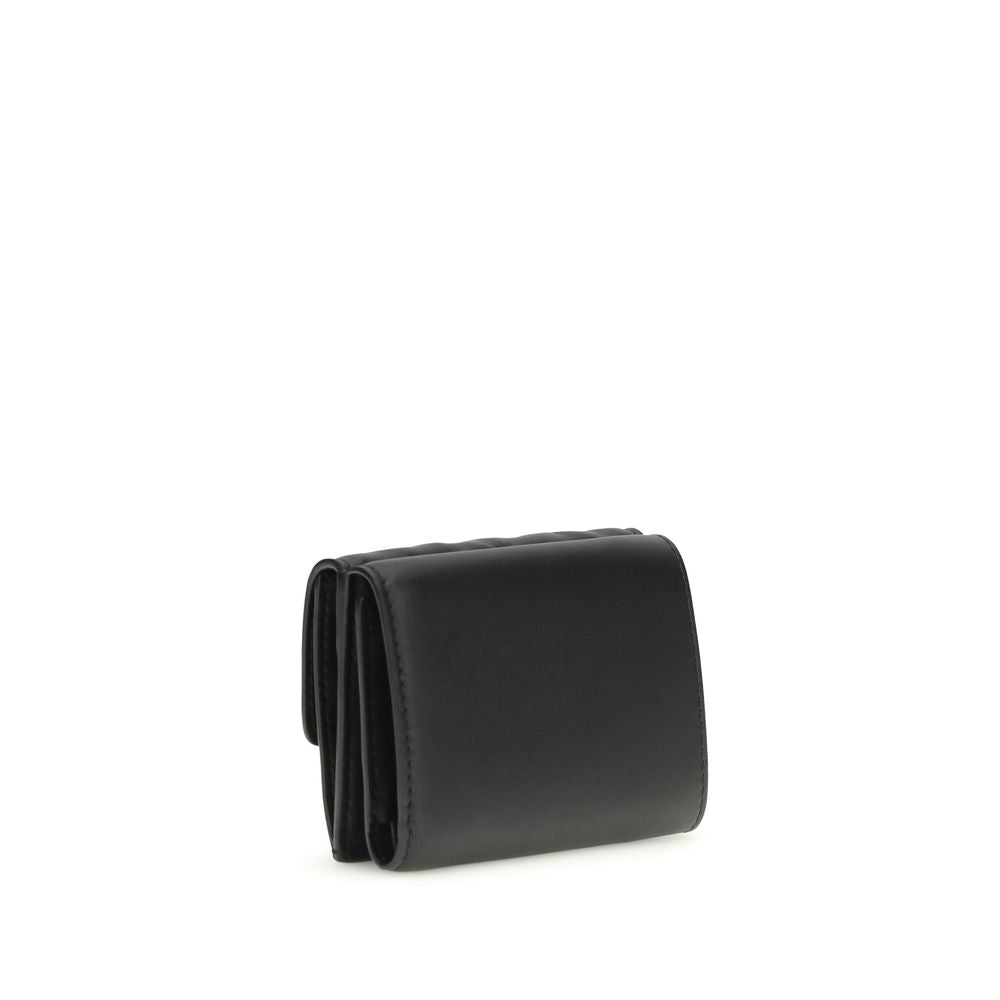 Fendi Schwarzes Lamm Ovis Aries Aries Portemonnaie-2
