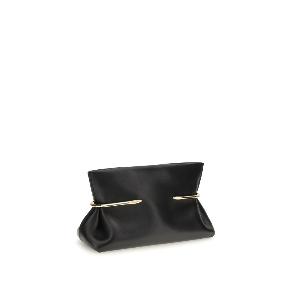 Givenchy Schwarze Clutch aus Nappaleder / Kalbsleder-2